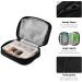 Naanle 7 Day Pill Box - Portable Travel Organizer Compact Black Vitamin Case with Zipper - Weekly Supplement Holder - Buy Online on GoSupps.com