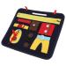 Fidget Blanket Sensory Pad Memory Loss Dementia Alzheimers Sensory Toys with Activities for Alzheimer Patients Elderly Anxiety Relief Autistic Therapy Aid Mat for Memory Loss