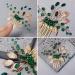 ISLHJDD Green Hair Accessories Bridal Wedding Headbands for Bridal Wedding Hair Clip Comb Decoration Wedding Hair Vine for Brides and Bridesmaids - Buy Online on GoSupps.com