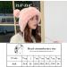 Peicees Women's Winter Fluffy Bomber Hat with Fur Pompom - Black - Buy Online on GoSupps.com
