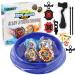 Obest bey battling tops martial cord Set Wirbelwind Gyros Burst 4D launcher State Grip and Stadium Battle Set Burst Kreisel New Year children
