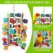 MQUPIN Large Bird Parrot Toys Colorful 22 Inch Wooden Blocks for African Greys, Amazons, Cockatoos and Macaws - Chew Toys for Large Parrots - Buy Online on GoSupps.com