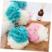 Buy Minkissy Bath Sponges & Travel Bottles - 3pcs Luffa Scrubber & Shower Ball for Ultimate Body Care - Buy Online on GoSupps.com