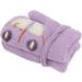 Fox Knitting Full Finger Gloves for Toddler Kids | Winter Thermal Plush Lining | 1-3 Yrs | Car/Purple - Buy Online on GoSupps.com