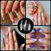 Noverlife 550PCS Short Almond Soft Gel Nail Tips Clear - Full Cover Half Matte Almond Shape Fake Nails with Case for DIY Nail Salon Manicure - Soak Off Extensions - Buy Online on GoSupps.com