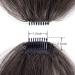 AISI QUEENS Clip in Bangs 100% Human Hair Extensions Reddish Brown Clip on Fringe Bangs with nice net Natural Flat neat Bangs with Temples for women One Piece Hairpiece (Air Bangs Dark Brown) - Buy Online on GoSupps.com