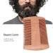 Double Sided Wooden Grooming Comb - Fine & Coarse Tooth Comb for Bathroom | International Shipping - Buy Online on GoSupps.com