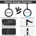 QUOLIX Gymnastic Rings with Adjustable Straps - 1300lbs Non-Slip Pull Up Rings for Home Gym Workout - Buy Online on GoSupps.com