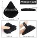 MAANGE 6 Pcs Triangle Makeup Puff Set for Loose Powder - Soft Face Body Foundation Puffs - Triangular Design for Contouring - 3 Black + 3 White - Buy Online on GoSupps.com