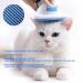 Pet Grooming Glove Brush for Dog & Cat | Deshedding & Gentle Cleaning | Self-Cleaning Slicker Brush | Long & Short Fur | 1 Pair (Blue) - Buy Online on GoSupps.com