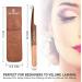 Japanese Stainless-Steel Lash Extension Tweezers Set - Straight 6mm & 45 Curved, Rose Gold - for Easy False Lashes Application | Volume & Isolation Eyelash Tweezers - Buy Online on GoSupps.com