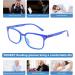 FEISEDY Blue Light Blocking Reading Glasses B2566 - Spring Temples 3.5x Magnification | International Shipping Available - Buy Online on GoSupps.com