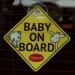 Clippasafe Baby and Child On Board Sign - Buy Online on GoSupps.com