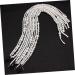 FRCOLOR Set of 2 Hair Clips with Pearl Tassel Pearl Crown Long Hair Clip Chain with Pearls Pearl Tassel Pearls Tiara Hair Clips for Women Faux Pearls White Imitation Pearls Miss Long Pearl - Buy Online on GoSupps.com