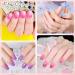 Colorful Gel Nail Polish Set Long Lasting Glossy Quick Dry Glitter Nail Polis Glitter Pink Blue Purple Mood Temperature Color Changing Nnail Varnish Set for DIY Manicure-Without Use UV Lamp  - Buy Online on GoSupps.com