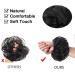 Messy Hair Bun Scrunchie Extension - Curly Wavy Updo for Women (Natural Black) - Buy Online on GoSupps.com