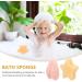 STOBAZA Konjac Face Wash Sponges - 2pcs Exfoliating Kids Bath & Baby Loofah Scrubbers | Portable Konjac Body Puff & Toy - Buy Online on GoSupps.com
