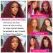 Burgundy Lace Front Human Hair Wig for Black Women - 24 Inch Deep Wave 99J Color, 13x4 Transparent Lace Frontal, Glueless Wet and Wavy Curly Wig, Pre Plucked Brazilian Virgin Hair - 180% Density - Buy Online on GoSupps.com