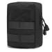 TRIWONDER Tactical Waist Bags Molle Small Bag Waterproof Belt Bag Pouch for Camping Hiking Hunting A - Black