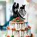 Couple Wedding Cake Topper Bride And Groom With French Bulldog Dog Cake Topper Custom Dog Pet Topper Personalized Wedding Topper Bride Cake Topper Gift for Wedding Anniversary - Buy Online on GoSupps.com