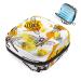 Muooum menstrualpolster bag zipper women's flip pocket tampons collect bags for women girls (bees honeycomb pattern) Color 10
