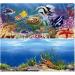 Hidom Aquarium Background Poster Double Sided - Height 19" / 50cm - Length 3 FT / 92cm - Two Scenic Pictures displaying Aquatic Backdrops - DS 500-9093/9094-3 3 FT (92cm) - Buy Online on GoSupps.com