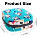 Portable Women's Binding-Up Bags | Menstrual Cup Pocket | Teenage Girls' Tampon & Pad Bags | Cartoon Cosmonaut Blue Design - Buy Online on GoSupps.com