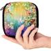 GIAPB Period Bag - Sanitary Napkin Storage & Makeup Pouch - Art Autumn Flower Color - Buy Online on GoSupps.com