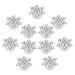 Lurrose 10pcs Spiral Hair Clips Snowflake Crystal Hair Accessories for Women Bridesmaid Girls Bridal