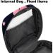 Cute Elephant Sanitary Napkin Storage Bag - Large Zippered Organizer for Period Pads & Tampons - Pink Gray Multicolor - Perfect for Girls & Women - Buy Online on GoSupps.com