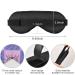 Haskirky Light Blocking Eye Mask Breathable and Adjustable Adult Men and Women Travel on Business Trips Yoga Meditation Light Smooth Comfortable Eye Mask Office Deep Sleep Goodies Playful Eyes - Buy Online on GoSupps.com