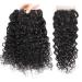 Brazilian Water Wave Bundles with Closure - 14 16 18 + 14 inch Free Part Unprocessed Human Hair - Buy Online on GoSupps.com