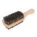 Double-sided beard brush mustache brush for men's beard care tools.