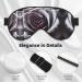 Gothic Rose Flower Print Double-Sided Eye Mask - Soft Lightweight Sleep Enhancer | International Shipping Available - Buy Online on GoSupps.com