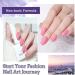 Pink Nail Polish - Bright Pink Nail Varnish - Summer Coloured Pure Pink Quick Dry Nail Varnish - Long Lasting Chip Resistant Air Dry No Need UV Lamp DIY Manicure Nail Art - Buy Online on GoSupps.com