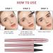 Microblading Eyebrow Pencil Kaluofan Microblading Eyebrow Pen Eyebrow Pencil Microblading Long-lasting Waterproof Creat Natural and Unique Makeup Look(Dark Brown+Gray) Gray+dark Brown - Buy Online on GoSupps.com
