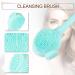 VOCOSTE Silicone Facial Cleansing Brush - Multifunction Handheld Face Scrubber for Skincare Massage - Green - Perfect for Healthier Skin & Deep Cleansing - Buy Online on GoSupps.com