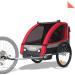 Tiggo 2-in-1 Children's Bicycle Trailer & Jogger | International Shipping | Red Color - Model 50402 - Buy Online on GoSupps.com
