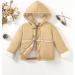 ZOEREA Toddler Baby Hoodie 4-5 Years | Long Sleeve Pullover Sweatshirt Coat Set for Boys and Girls | Winter Warm Fashion Clothes (Apricot) - Buy Online on GoSupps.com