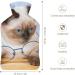 Cat Hot Water Bottle with Plush Cover - Hand Warmer for Adults & Kids | 26.5x15.3cm | Perfect for Cozy Comfort - Buy Online on GoSupps.com