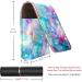 Travel Lipstick Organizer Case - Portable Makeup Bag with Mirror | Colorful Floral Design - A810e4btok - Buy Online on GoSupps.com