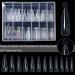 MIKIMIQI Dual Nail Forms Set - Poly Gel Kit with 120 Stiletto Nail Molds, 10 Pink Acrylic Nail Tips Clips, Dual-Ended Gel Brush, Nail File for Polygel Extension - Buy Online on GoSupps.com