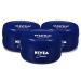 NIVEA Creme Body Face and Hand Moisturizing Cream 3 Pack of 6.8 Oz Jars
