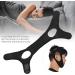 Breathing Correction Chin Strap for Snoring | V Face Belt for Summer Sleeping | Black Mesh Chin Rest Strap - Buy Online on GoSupps.com