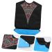 4pcs Elderly Bib Dining Bibs Stylish Shirts for Men Shirt Protectors for Adults Tap Out Shirts Men Washable Clothing Protector Polyester Delicate Protective Case Men's/186 - Buy Online on GoSupps.com