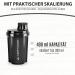 Protein Shaker 300 ml Heaven Leak-Proof BPA-Free with Click Sieve and Scale for Creamy Whey Shakes Fitness Cups for Isolate - Buy Online on GoSupps.com