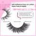 3 Pairs Self-Adhesive Eyelashes No Glue Needed False Eyelashes 3D Natural Wispy Lashes 16mm Faux Mink Lashes with Tweezers - Buy Online on GoSupps.com