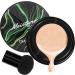 Mushroom Head Air Cushion CC Cream - Long Lasting Moisturizing Concealer BB Cream for Easy Makeup Application with Mushroom Makeup Sponge (Natural) - Buy Online on GoSupps.com