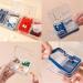 Portable Multifunctional Medicine Box | 3-in-1 Double-Sided Pill Organizer | Travel Moisture-Proof Pill Case for Purse & Pocket (White - Buy Online on GoSupps.com