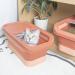 Collapsible Dog Food Storage Container 10-13 LB - Large Airtight Pet Cat Food Bin with Lids, Measuring Cup, Silicone Bowl - Red - Buy Online on GoSupps.com